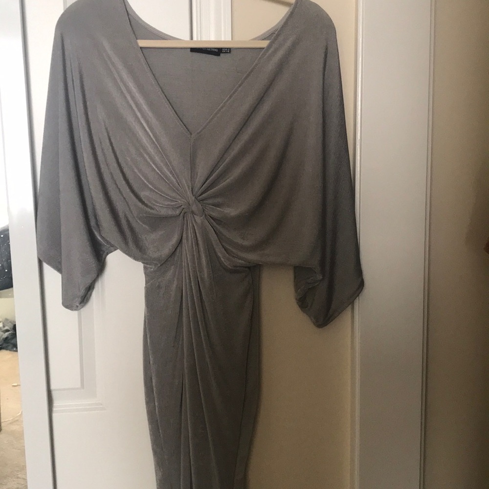 Silver/Gray long formal dress